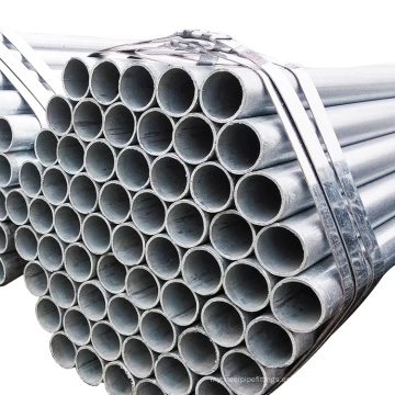 Tubos de acero de acero de carbono con recubrimiento de zinc tubería de acero galvanizado